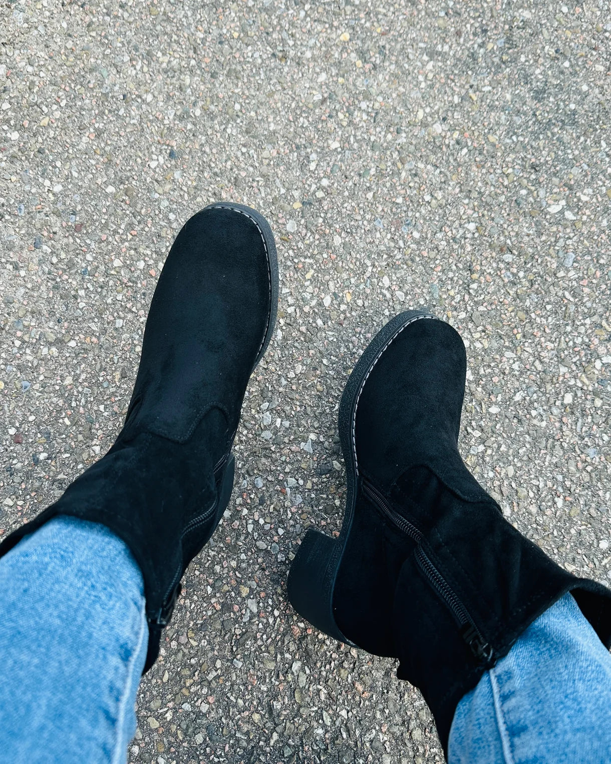 Élodie – Bottines Élégantes en Daim