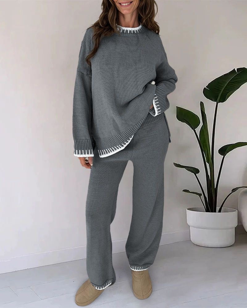 Ensemble confort confortable et raffiné Nomi, détail du motif – Valloro Paris