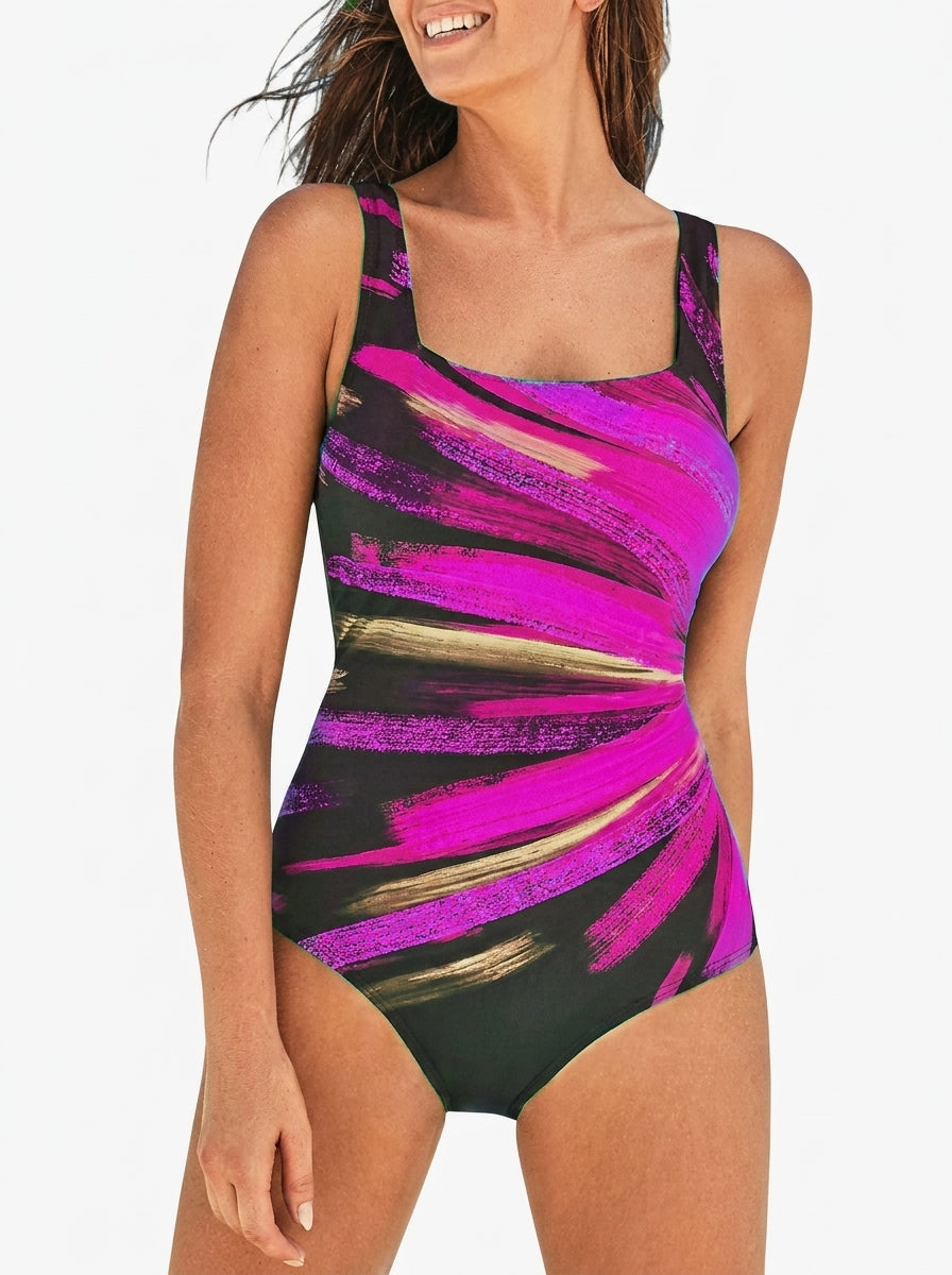Maillot de bain sculptant Alba, vue de face – Valloro Paris