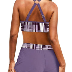 Maillot de bain côtelé à taille haute Azalea, gros plan sur la coupe – Valloro Paris