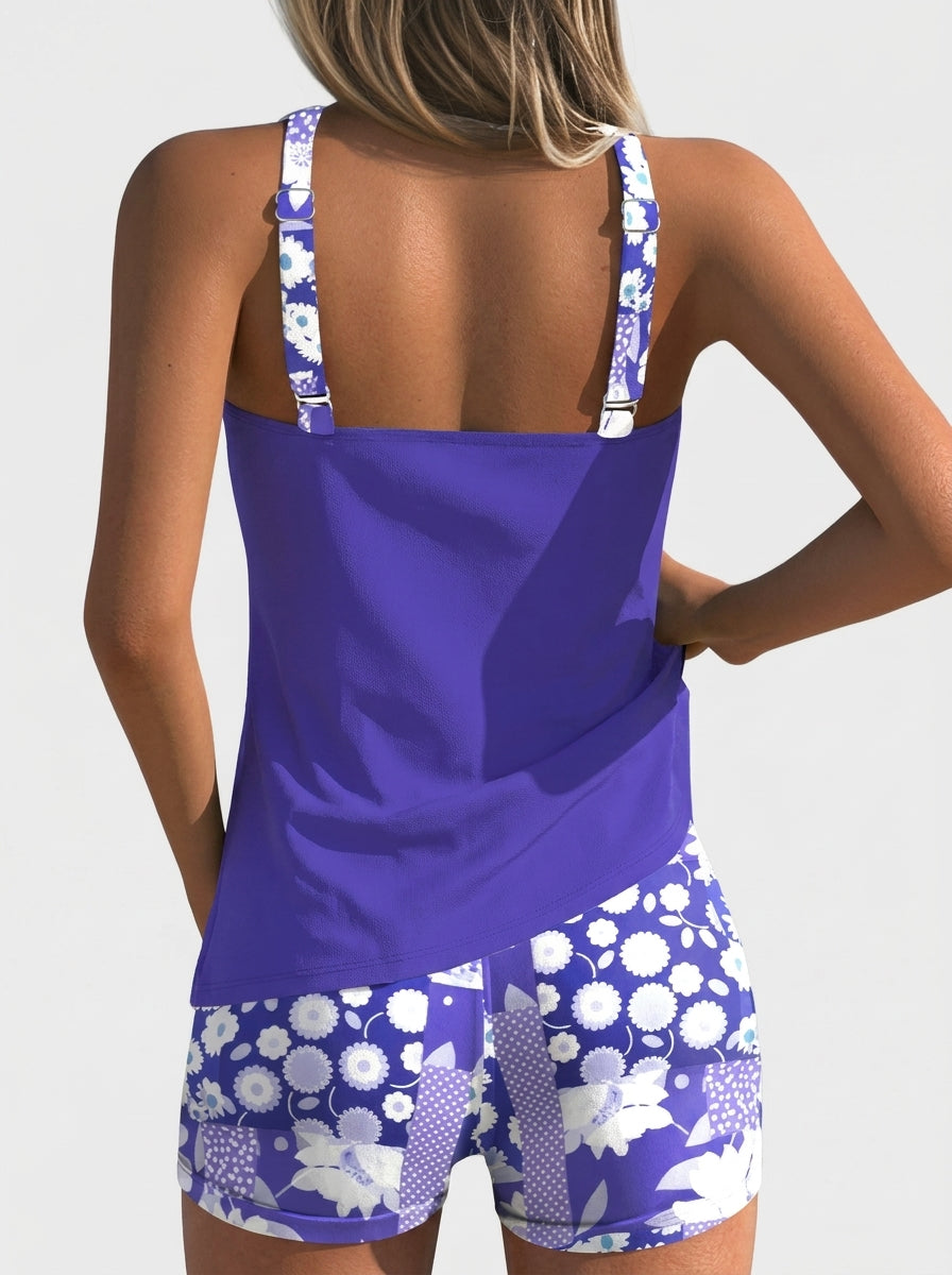 Maillot de bain confortable Mariela, détail du motif – Valloro Paris