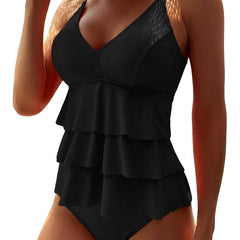 Maillot de bain élégant Estrella, vue de profil – Valloro Paris