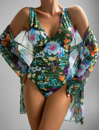 Ensemble bikini d'été Noelia, vue de face – Valloro Paris