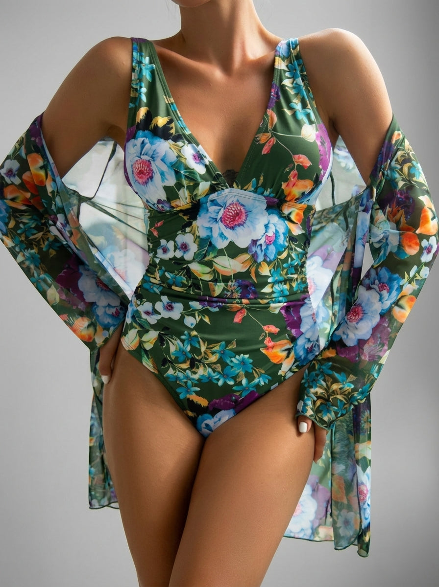 Ensemble bikini d'été Noelia, vue de face – Valloro Paris