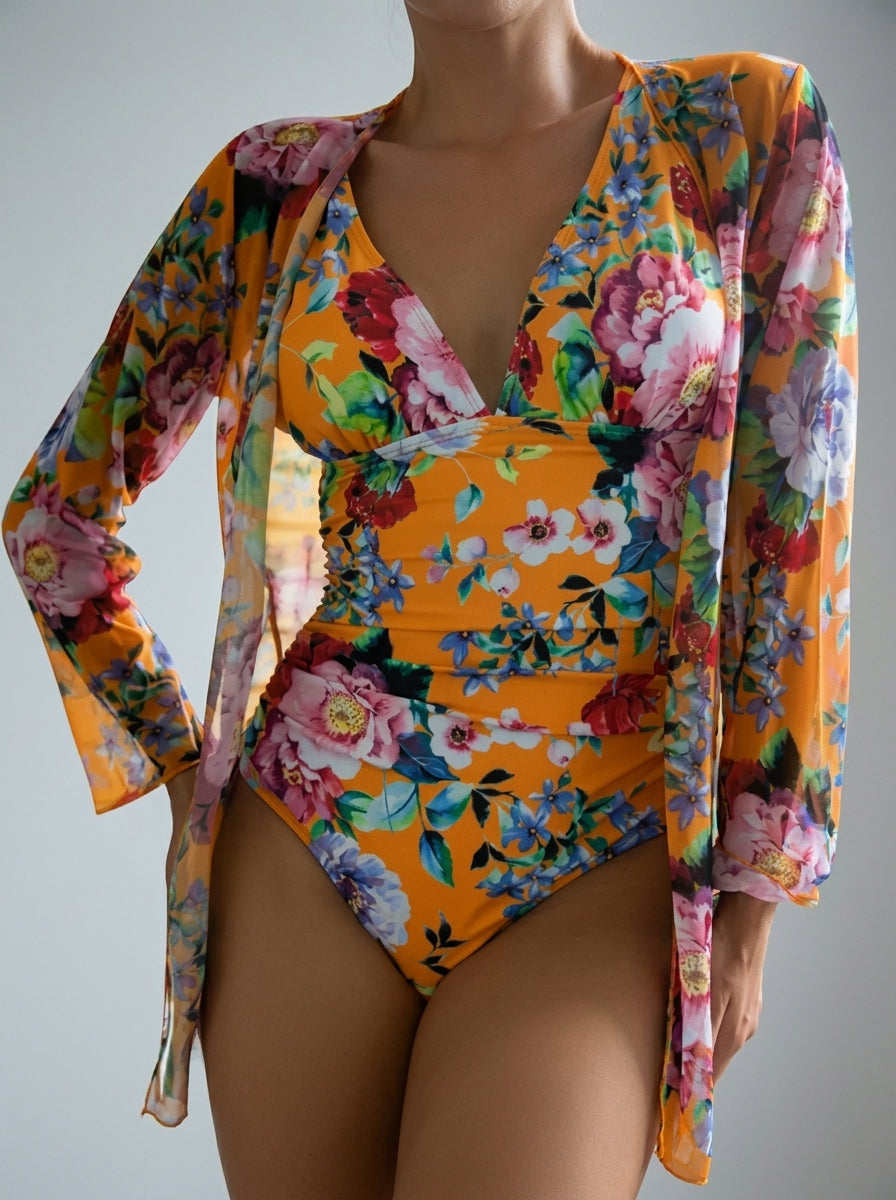 Ensemble bikini d'été Noelia, portée à la plage – Valloro Paris
