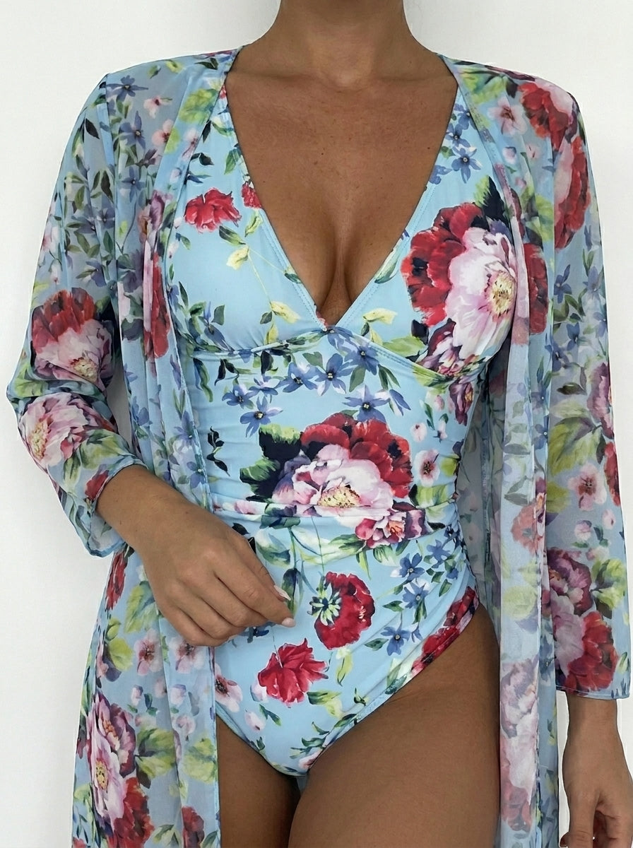 Ensemble bikini d'été Noelia, vue de dos – Valloro Paris