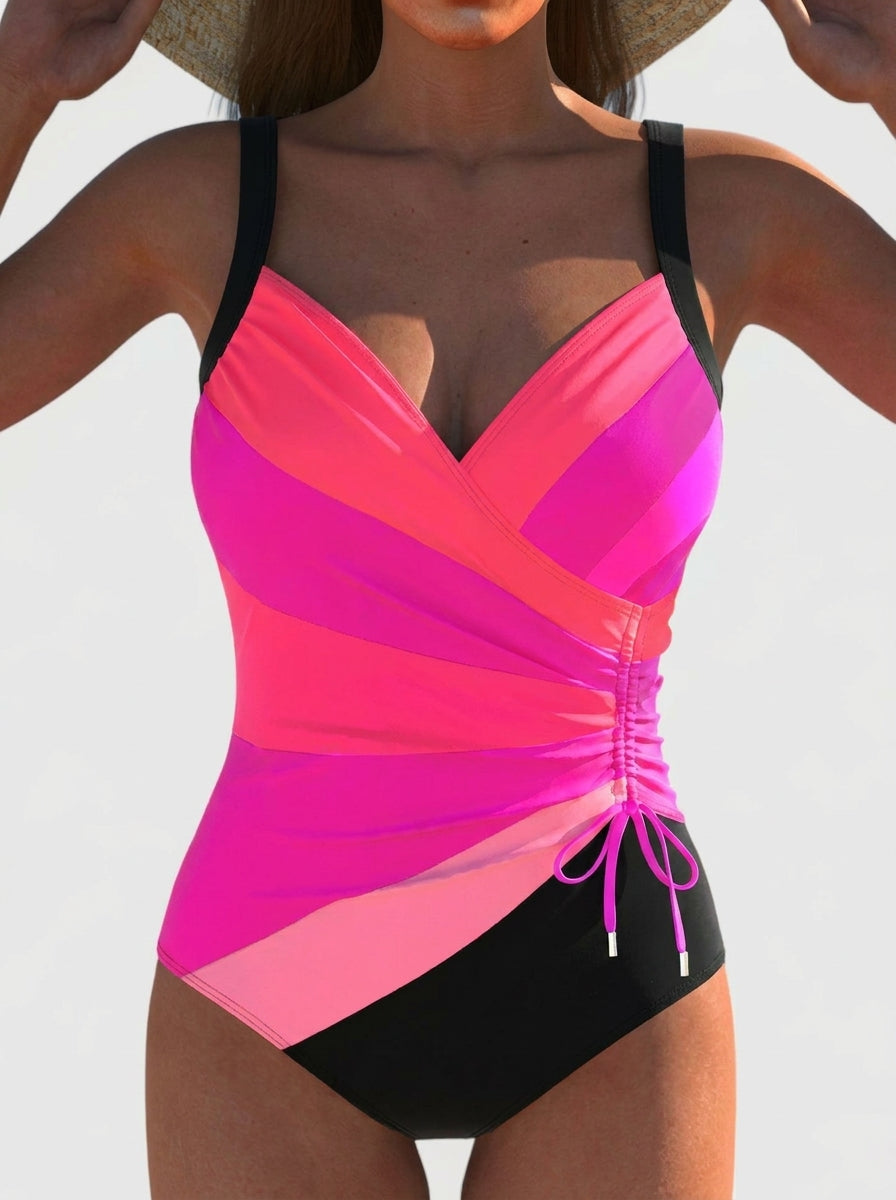Maillot de bain élégant Raquel, détail du tissu – Valloro Paris