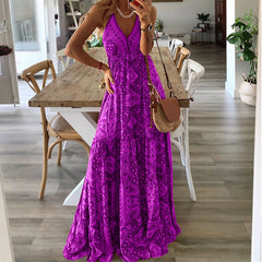 Robe sans manches boho Gweneth, détail du tissu – Valloro Paris