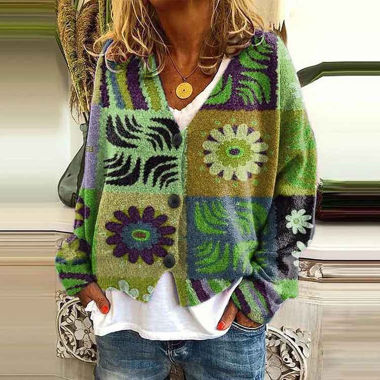 AILISH™ | Cardigan bohème coloré