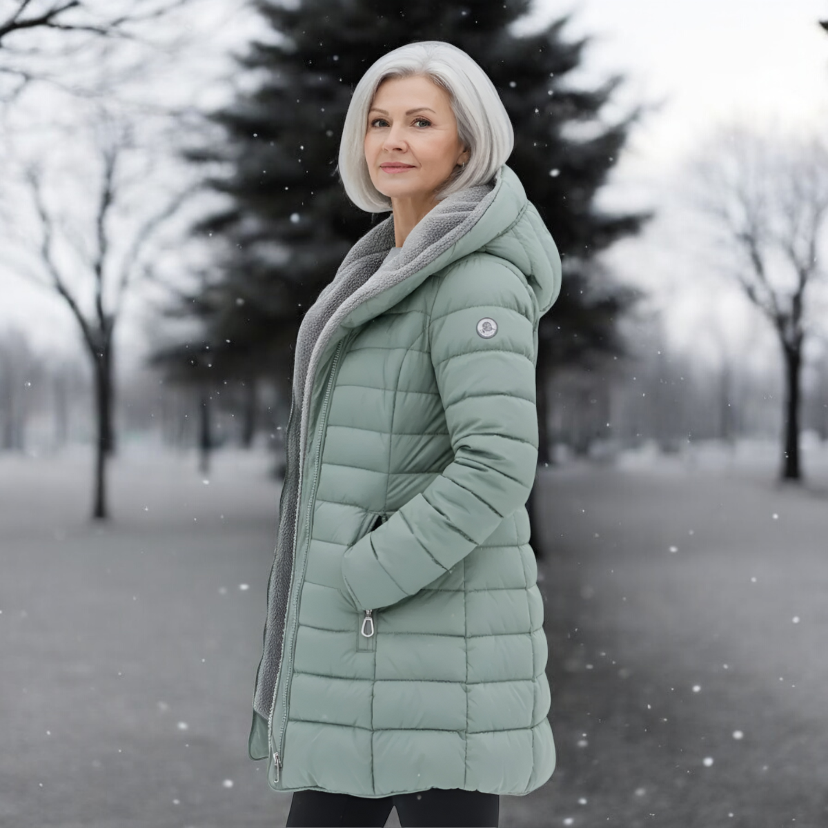OLIVIA™ | Manteau d’Hiver Matelassé
