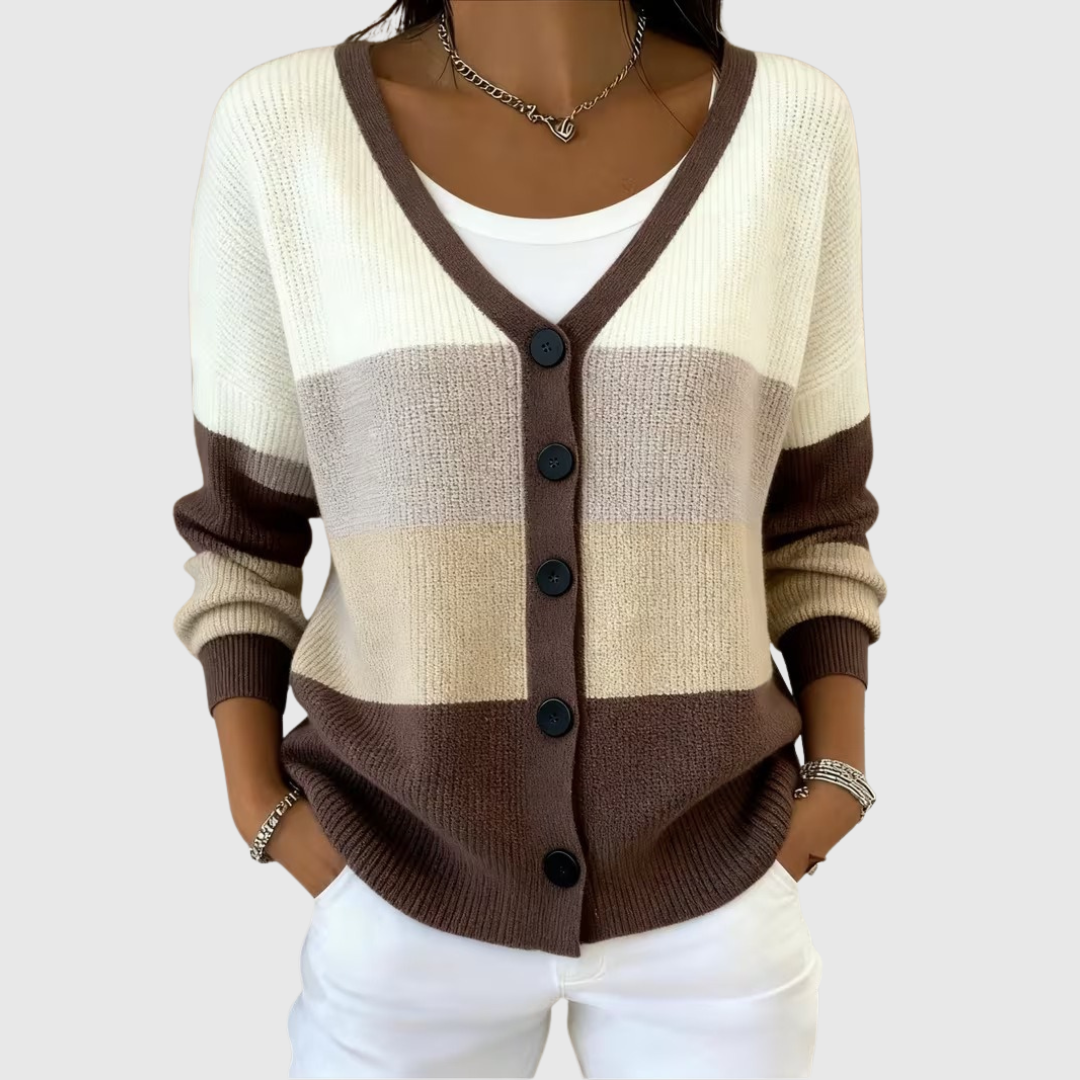 Felisa | Cardigan en maille boutonné