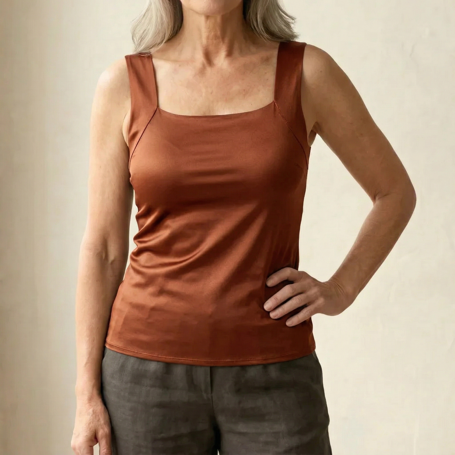 Roxanne | Débardeur avec soutien-gorge intégré ultra-confortable