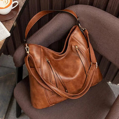 Sac cabas matelassé élégant Amelia, porté à l’épaule – Valloro Paris