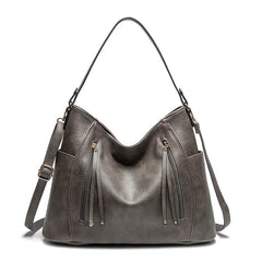Sac cabas matelassé élégant Amelia, détail des finitions – Valloro Paris