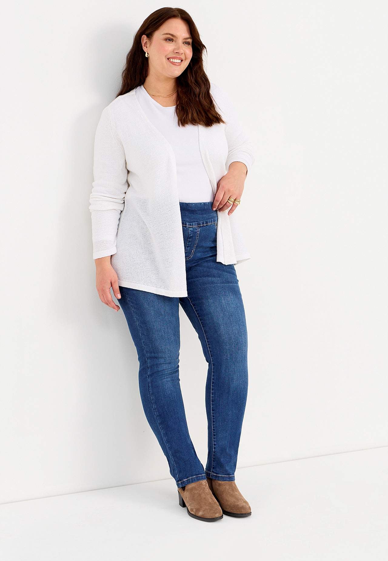 Elin | Jeggings extensibles taille haute – deux longueurs