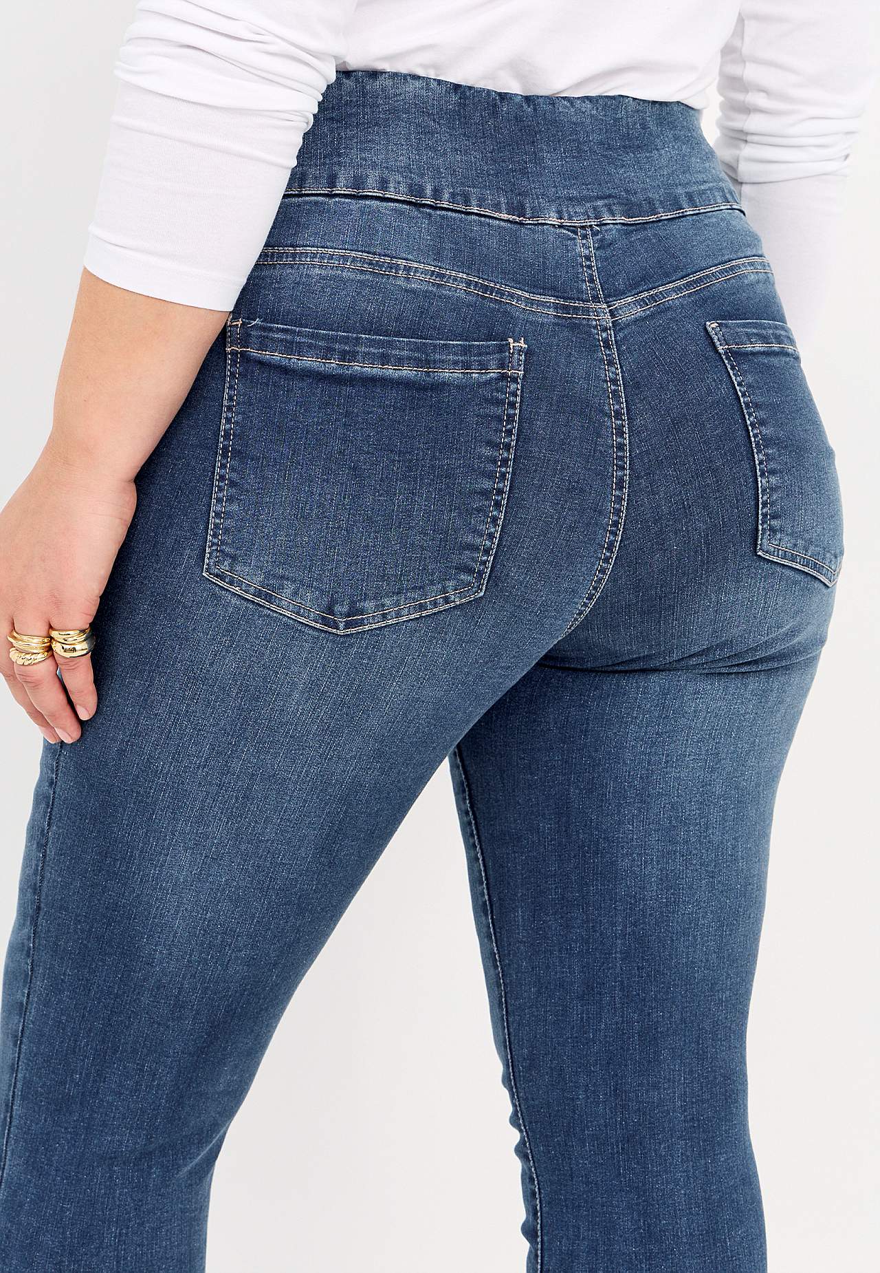 Elin | Jeggings extensibles taille haute – deux longueurs