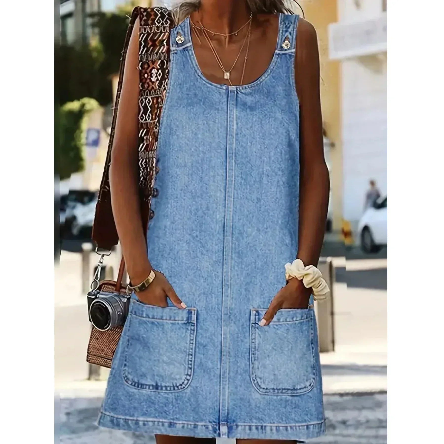 Saylor | Robe ample style denim