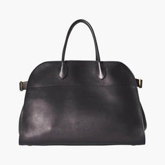Sac cabas oversize effet suède Soera, gros plan sur la fermeture – Valloro Paris