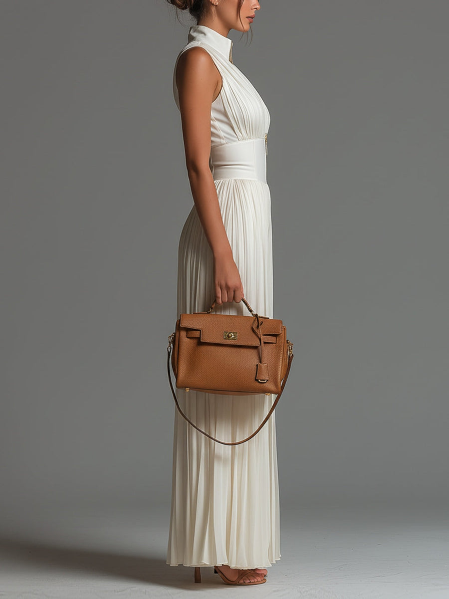 SHOPIA - Combinaison essentielle blanche