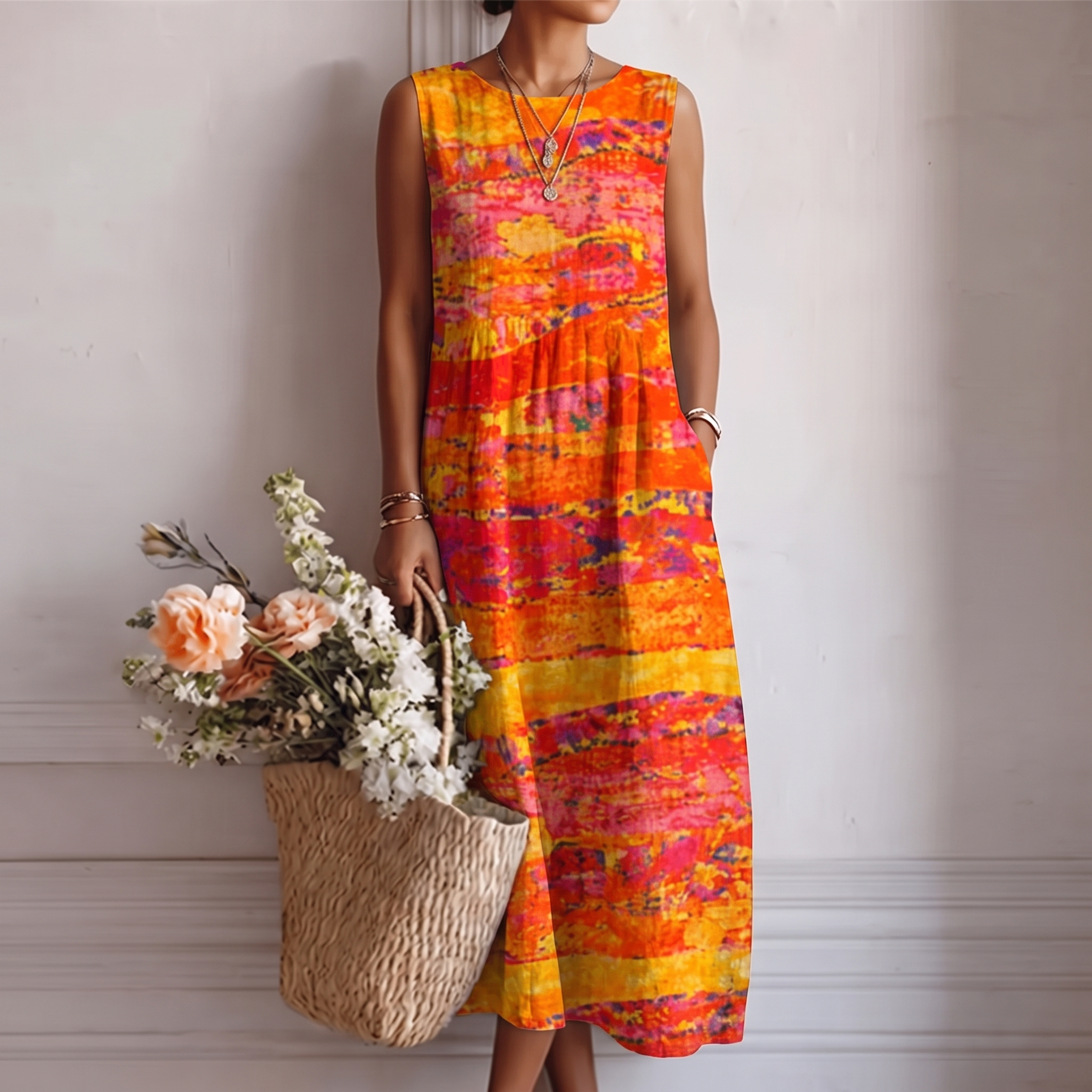 Laura™ | Robe Midi du Quotidien