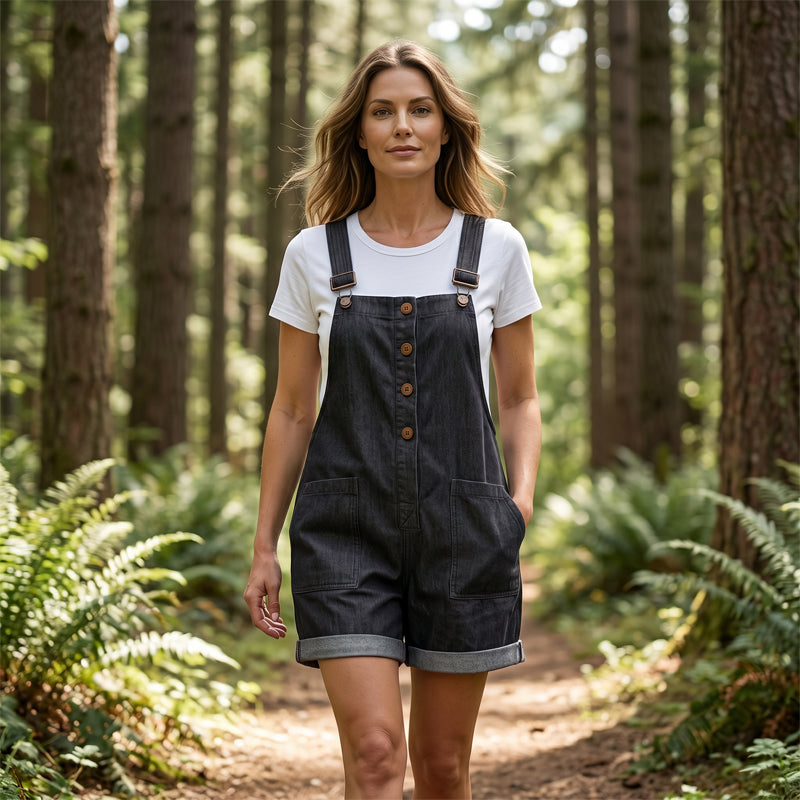 Alicja™ | Combinaison rétro à bretelles réglables