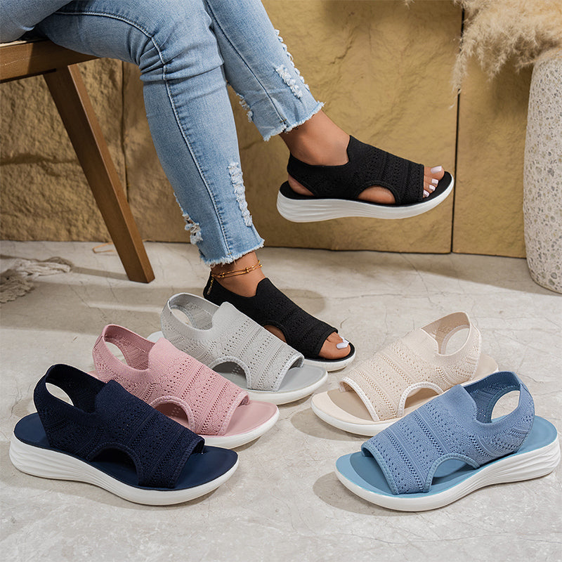 Anne | Sandales Confort en Maille