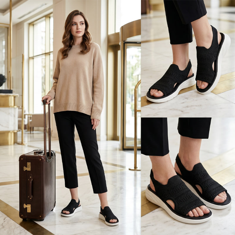 Anne | Sandales Confort en Maille