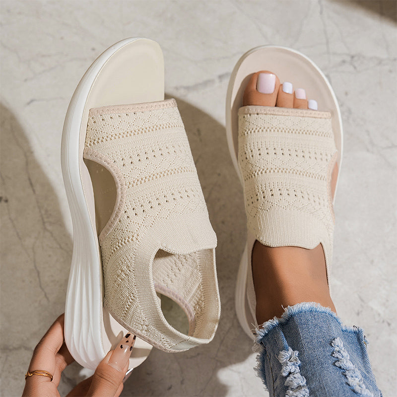Anne | Sandales Confort en Maille