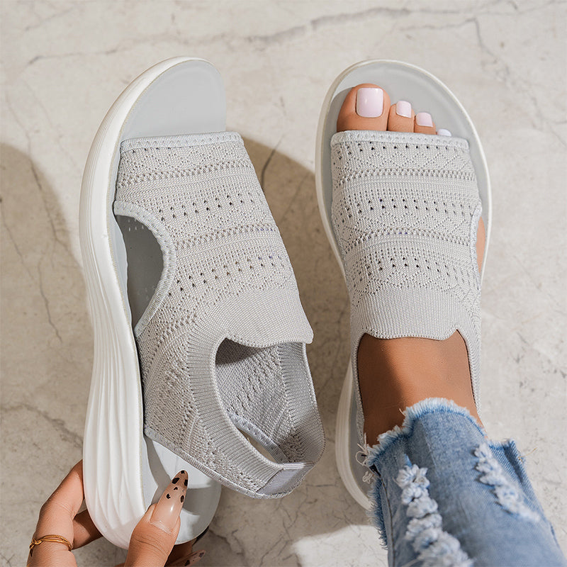 Anne | Sandales Confort en Maille