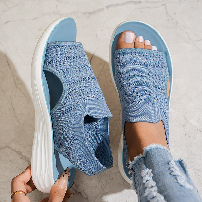 Anne | Sandales Confort en Maille