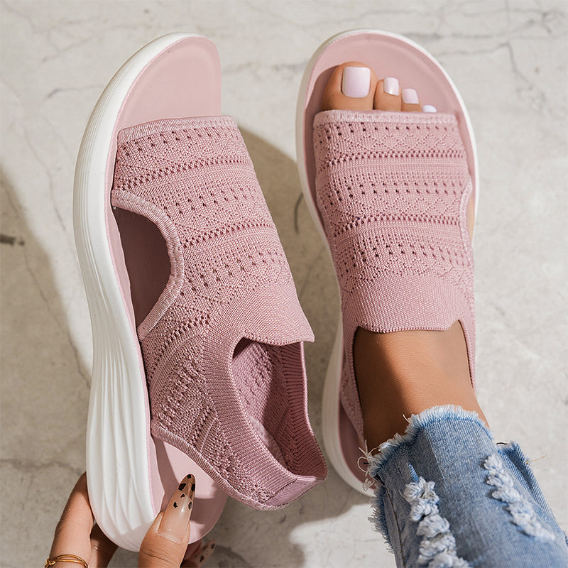 Anne | Sandales Confort en Maille