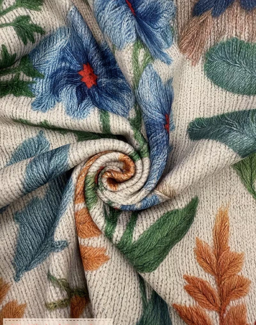 Tabitha™ | Cardigan zippé à imprimé floral botanique
