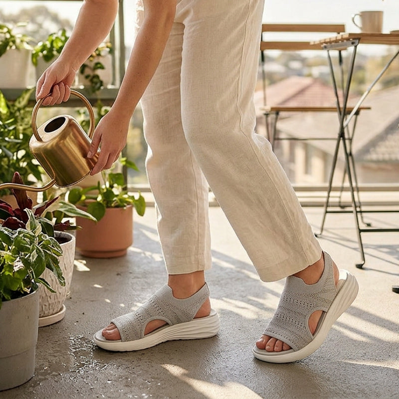 Anne | Sandales Confort en Maille