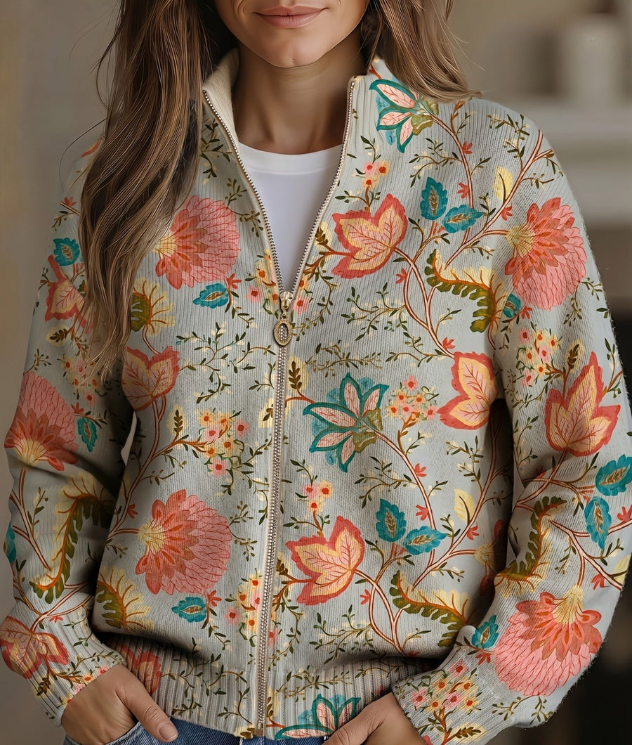 Xanthe™ | Cardigan imprimé floral vintage
